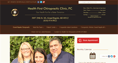 Desktop Screenshot of health1stchiropractic.com